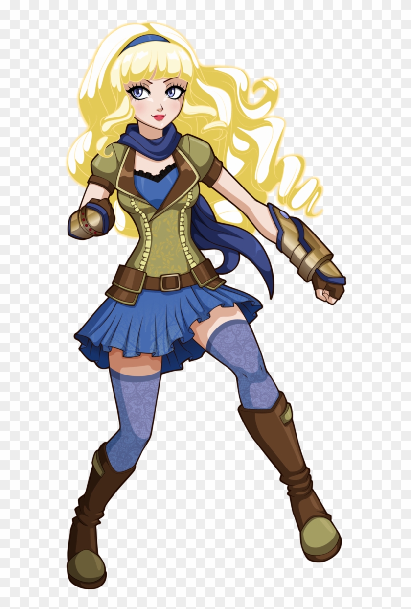 An Attempt At Drawing My Girlies In The Style Of The - Custom Ever After High Rwby Dolls #786401