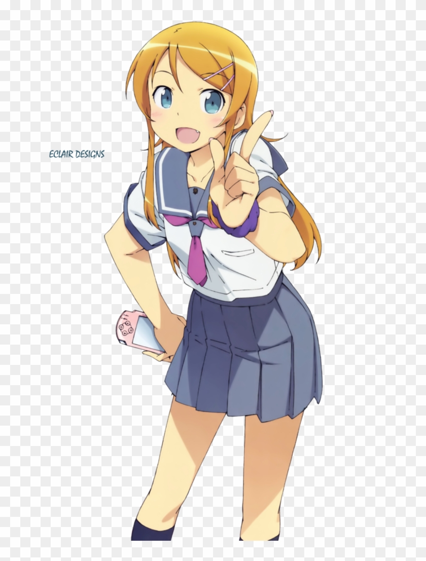 Kirino Oriemo Render By Eclairdesigns On Deviantart - Ore No Imoto Ga Konna Ni Kawaii Wake Ga Nai Portable #786555