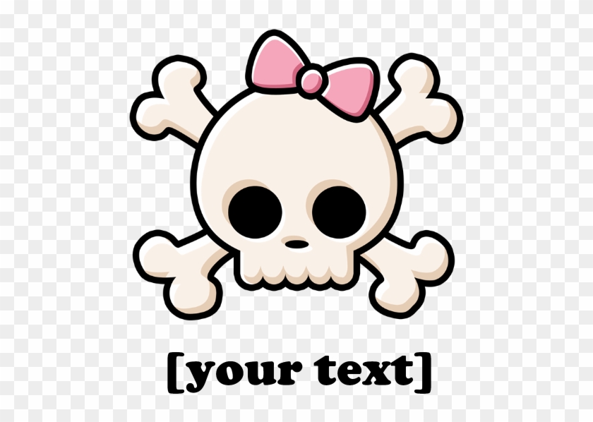 Favorite - Skull And Crossbones With Bow #786574