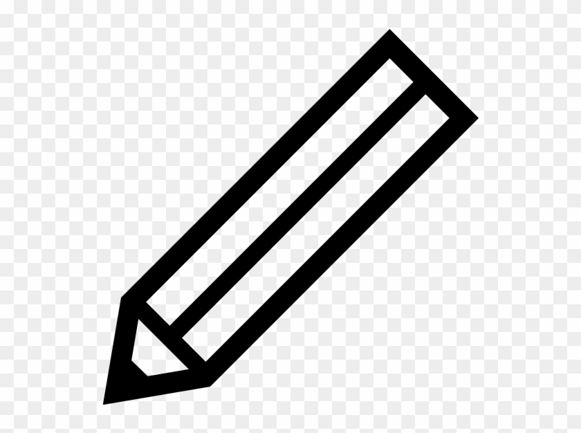 File - Black Pencil - Svg - Pencil Icon Png Black #786905