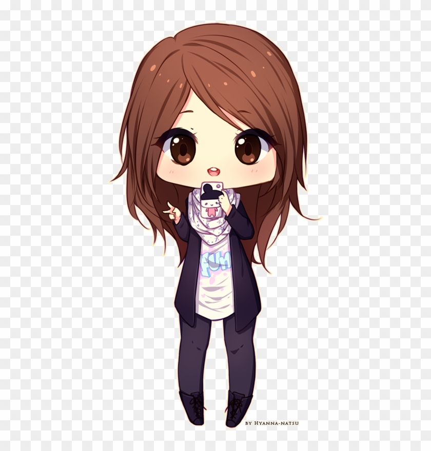 Bonequinha Tirando Foto - Niña Kawaii Chibi Png #787824
