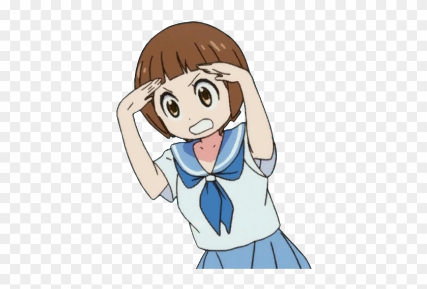 Thus Is The Life Of A Harem Anime/manga, I Get Chills - Mako Kill La Kill Png #787840