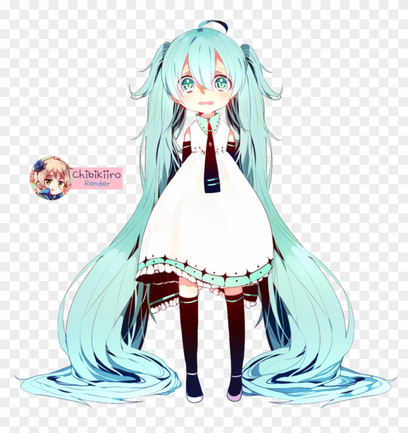 Hatsune Miku Chibi Render By Chibikiiro Hatsune Miku - Hatsune Miku Chibi Render #788084
