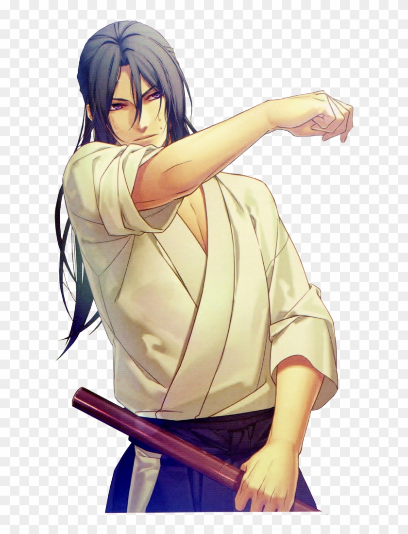 Hijikata Toshizou Hakuouki Anime Boy Render - Hijikata Hakuouki Png #788530