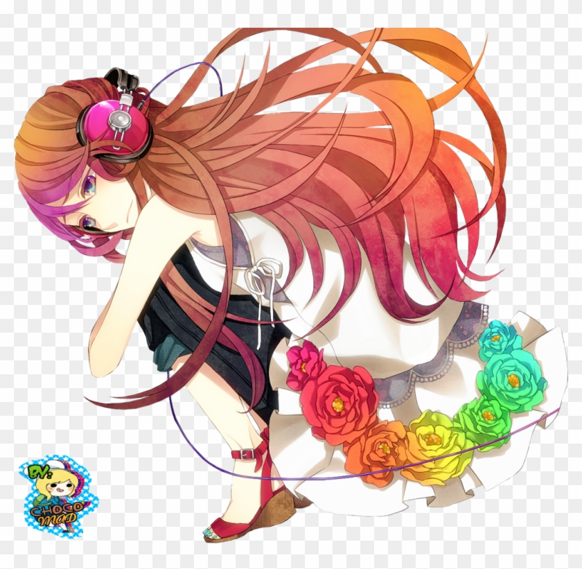 Anime Colors Girl Render By Chocomad - Keep Only One Love 初音 ミク #788646