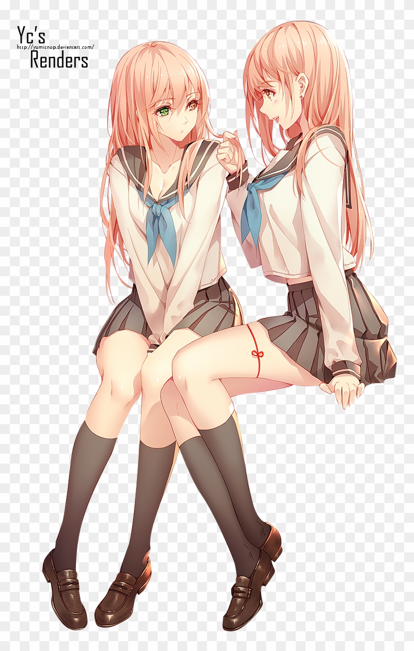 Anime Girl Render By Yumisnop On Deviantart - Anime Girl Render By Yumisnop On Deviantart #788680