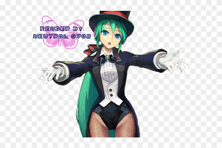 Miku Joker Render By Neutral0702 - Fio De Luz Para Photoscape #788815