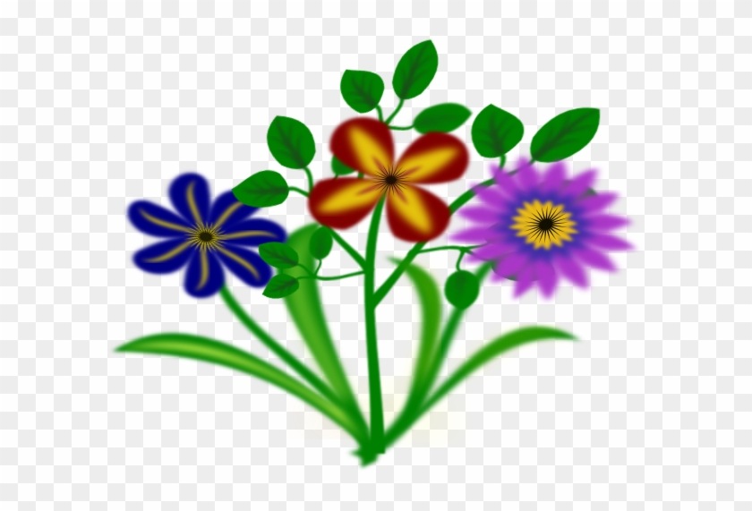 Flowers Clip Art At Clker - การ์ตูน แจกัน ดอก กุหลาบ #788852