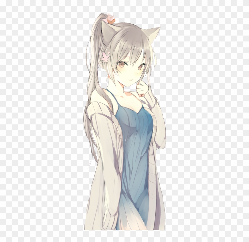 Anime Neko Girl Render By Nightsteptrap123-darsjsz - Аниме Тян С Ушками #788904