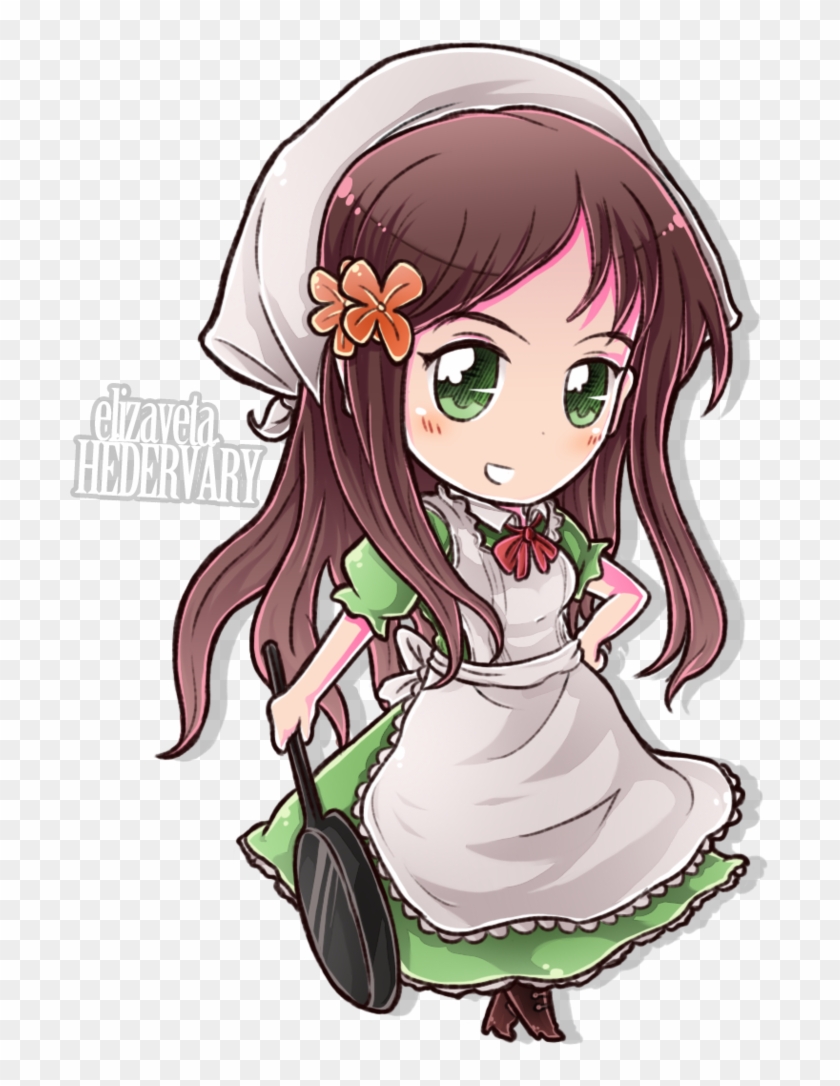 Hungary Brought Her Trusty Frying Pan, I Wonder Why - Hetalia Chibi Series #789108