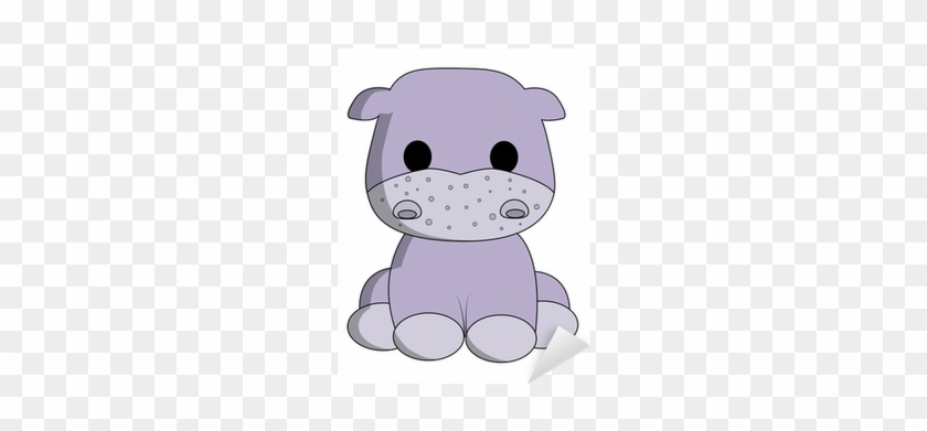 Zazzle Niedliches Babyflusspferd-cartoon-kinderzimmer #789813