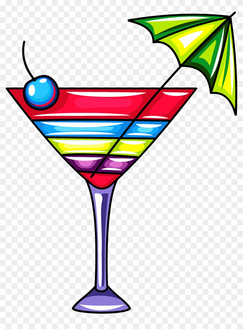 Martini Cocktail Soft Drink Pink Lady Wine Glass - Martini Cocktail Soft Drink Pink Lady Wine Glass #790081