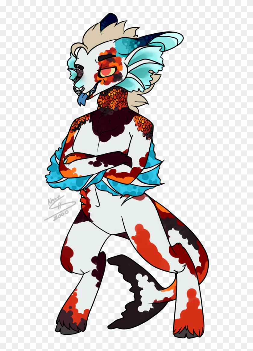 Koi Boi [art Trade] By Nyan Adopts 2000 - Illustration #790044