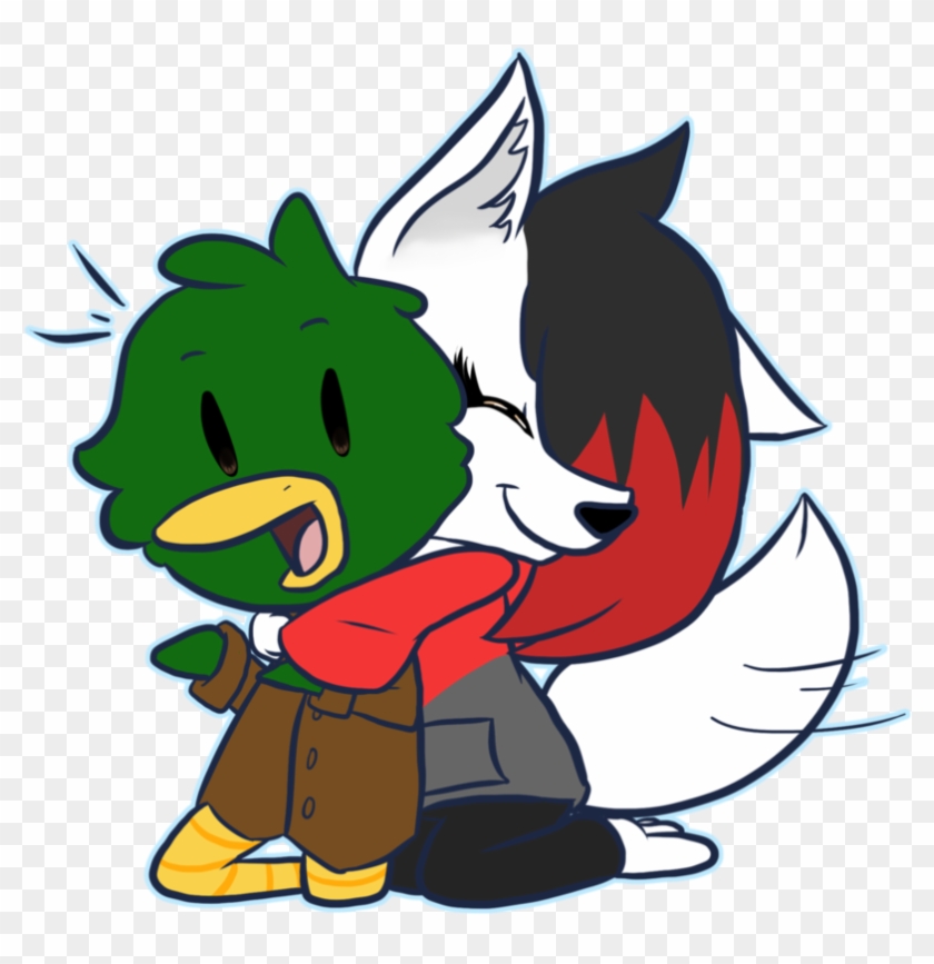Hug The Duck By Luckynight48 - Cartoon #791181