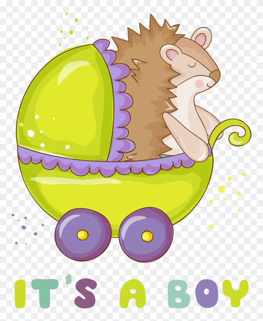 Infant Baby Shower Wedding Invitation Dog Clip Art - Infant Baby Shower Wedding Invitation Dog Clip Art #791205