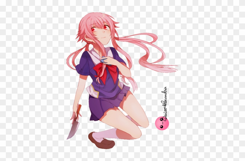 Kawaii Anime Wallpaper Titled ~kawaii♥ - Anime Yuno Gasai Render #791316