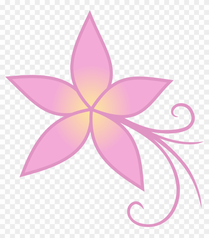 Lily Pad Clip Art Black And White Download - Mlp Blossom Cutie Mark #791328