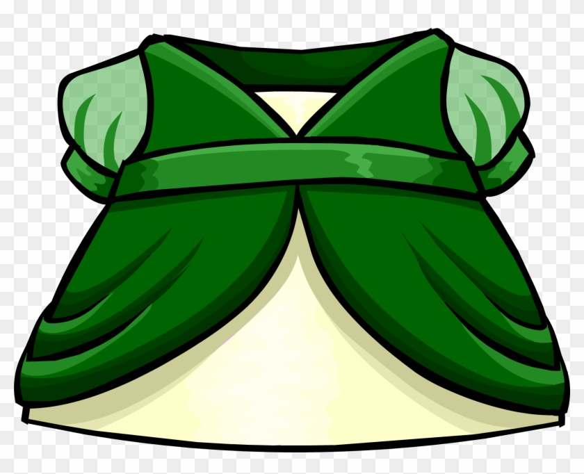 Emerald Dress - Club Penguin Princess Dress #791351