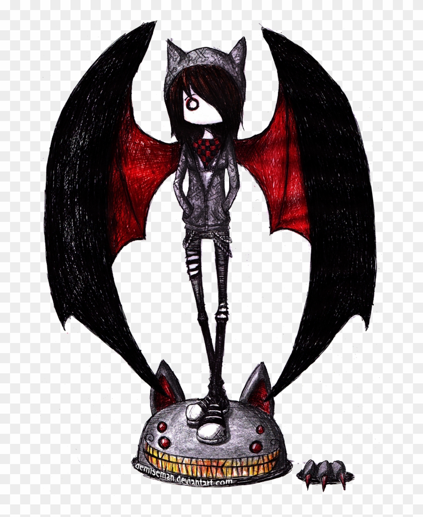 The Gallery For > Anime Boy With Demon Wings - Арт Эмо #791374
