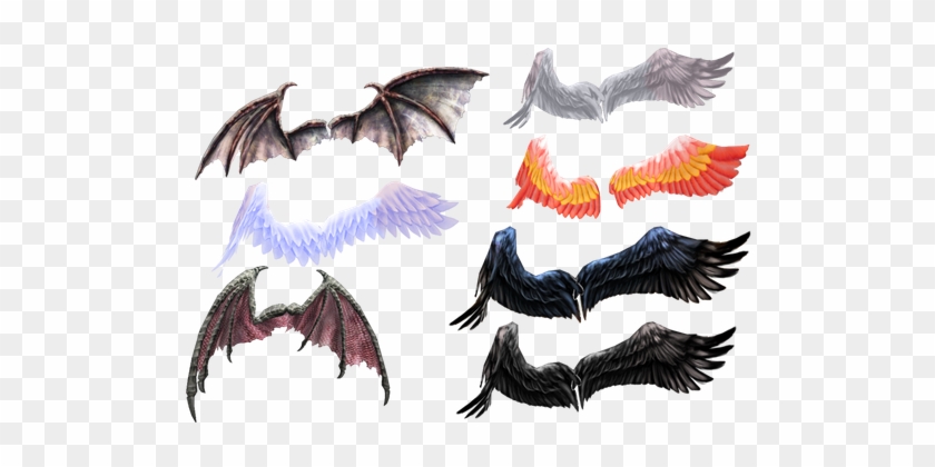 Anime Demon Wings 183298 - Mmd Wings With Physics #791591