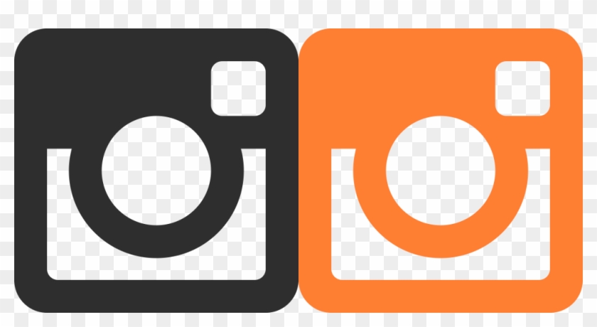 Follow Us On Twitter Follow Us On Instagram - Orange Instagram Logo Png #791881