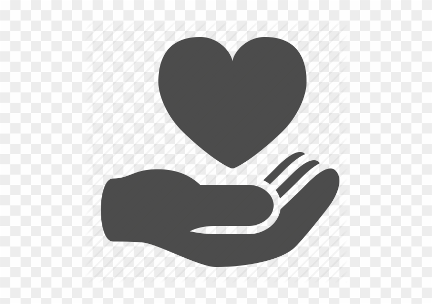 Heart Icons Hand - Heart In Hand Icon #792111