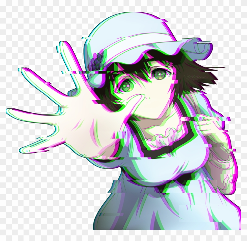 Mayuri - Glitch Art Anime #792345