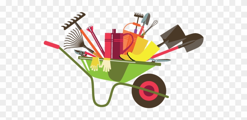 Joe - Wheelbarrow And Garden Tools #792551