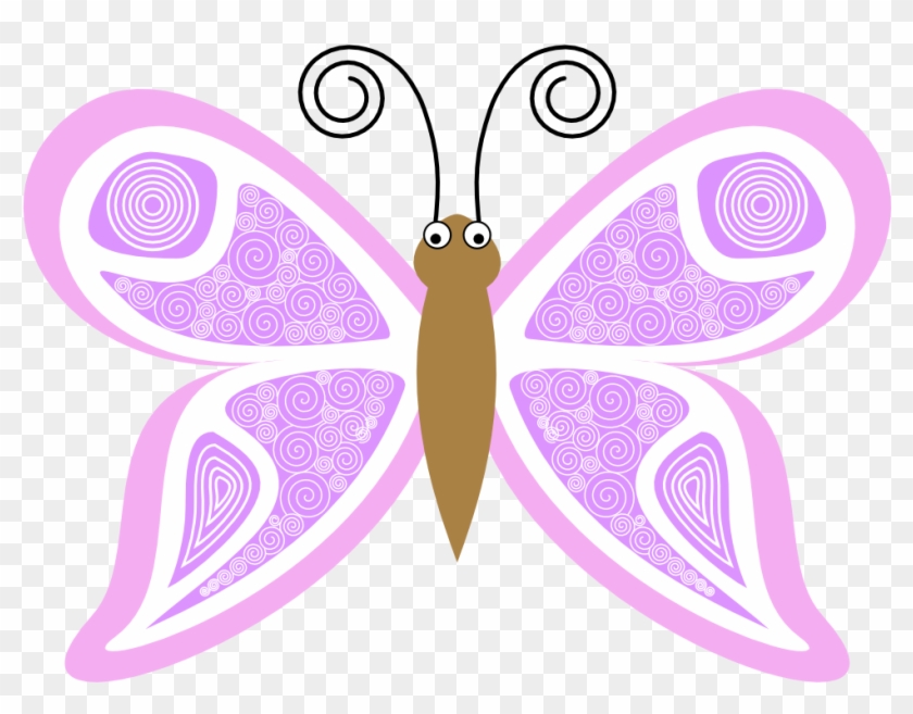 Cartoon Butterfly Kp 8 Xochi - Borboletas Lilas Em Png #792990