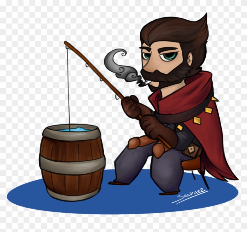 Like Fishing In A Barrel By Sanyazz - Cartoon #793744
