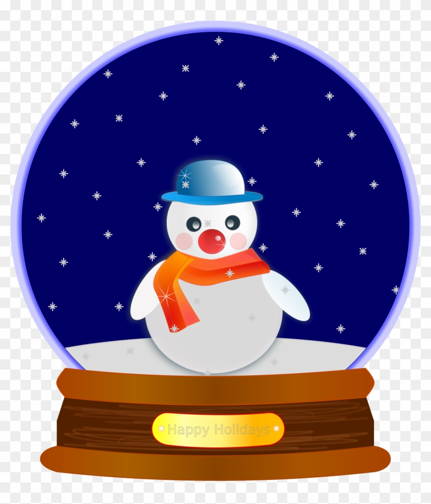 Free Photos > Public Domain Images > Animated Snowglobe - Christmas Snow Globe Clipart #794054