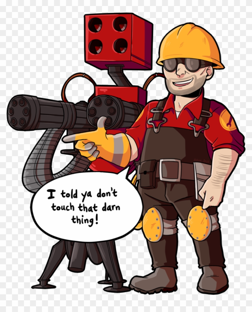 The Engineer By Xzehna - Tf2 Engineer And Sentry #794599