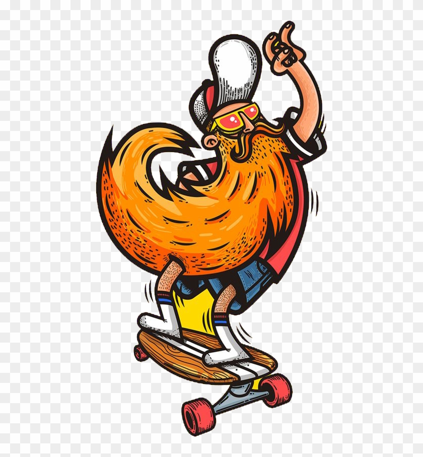T-shirt Skateboarding Art Roller Skates - T-shirt Skateboarding Art Roller Skates #795080