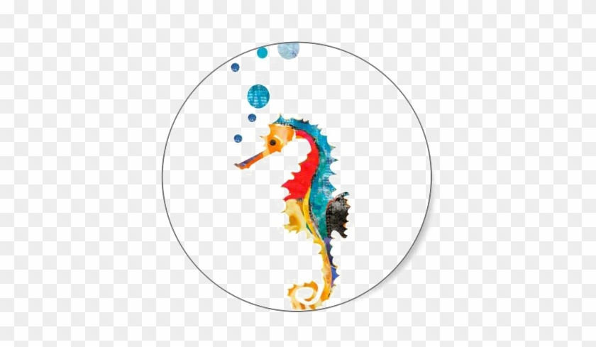 Seahorse Watercolor Painting Paper - Seahorse Watercolor Painting Paper #795223