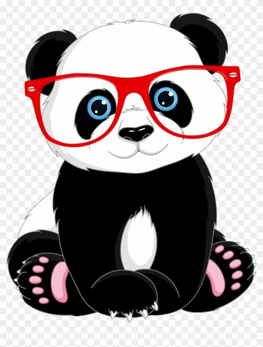 Giant Panda Cartoon Illustration - Gambar Panda Animasi Lucu #795668