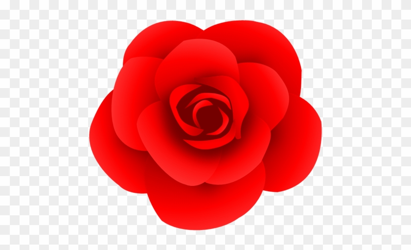 赤いバラの花のイラスト - バラ の 花 イラスト #796095
