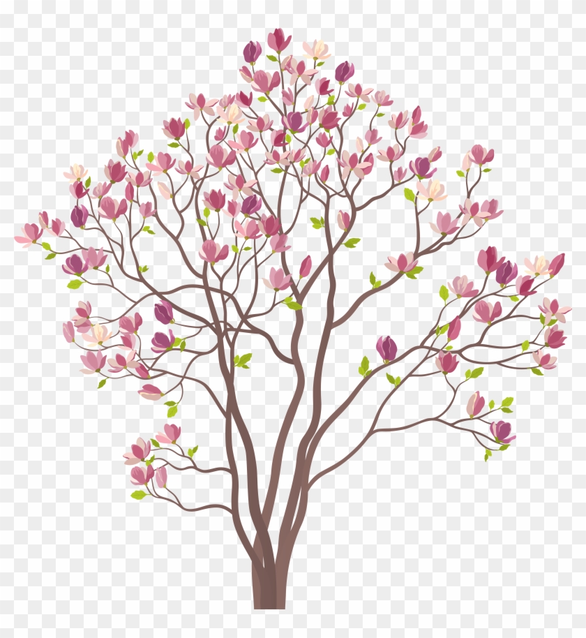 Mmagnolia Tree Png Clip Art Image - Mmagnolia Tree Png Clip Art Image #797971