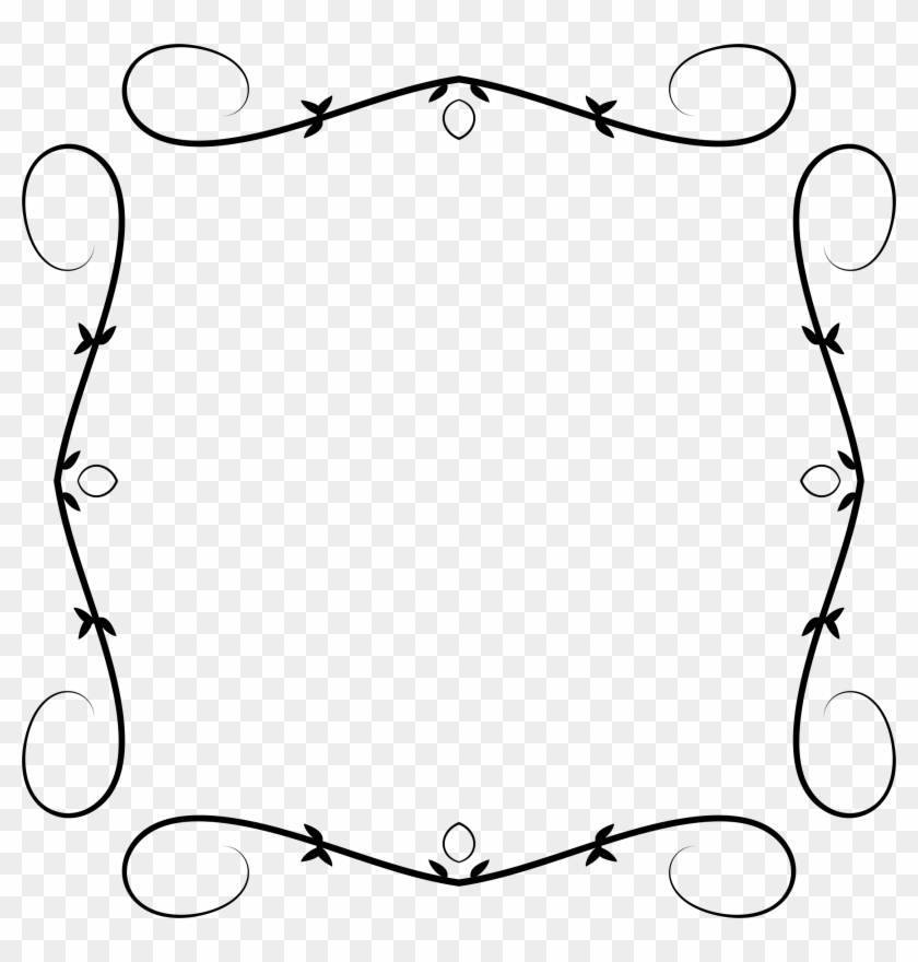 Line Art Flourish Banner Extrapolated 8 - Typography #798021