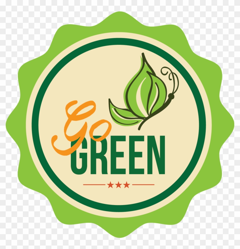 Go Green Environment Label - Go Green Environment Label #798077