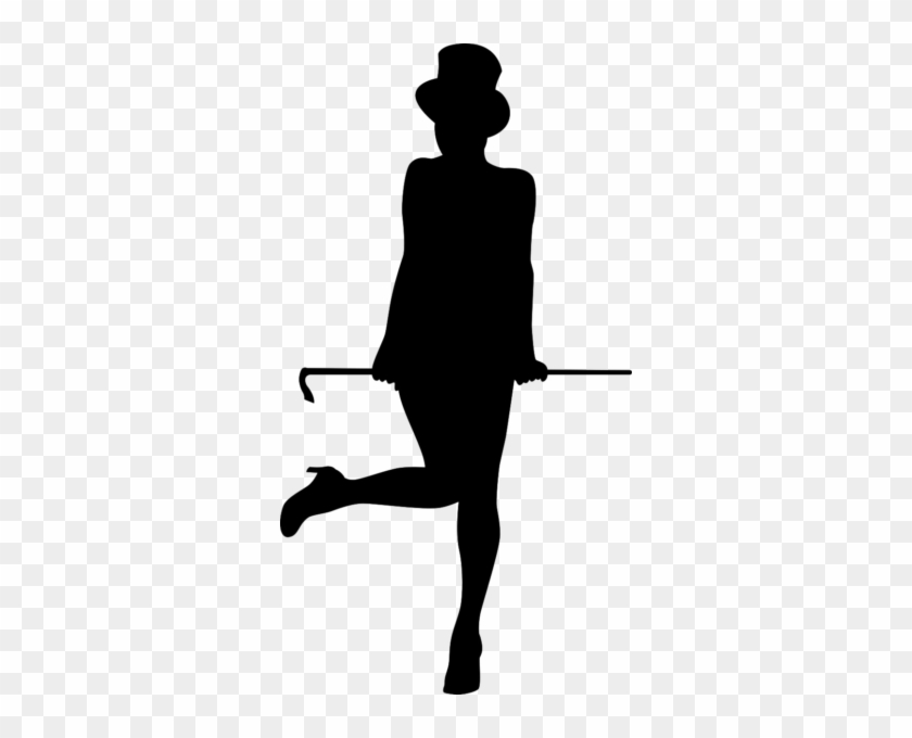 Cabaret Girl - Cabaret Dancer Silhouette #798105