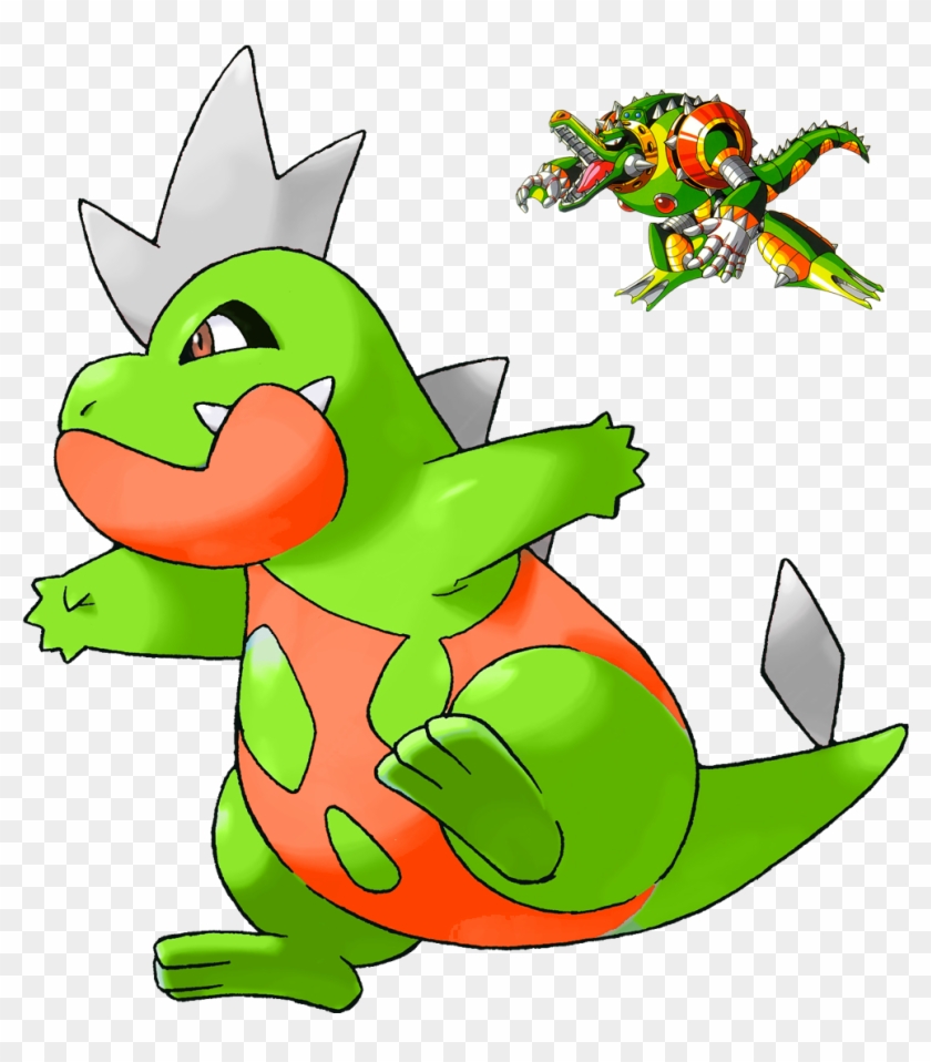 Croconaw - Megaman X2 Wheel Gator #798277
