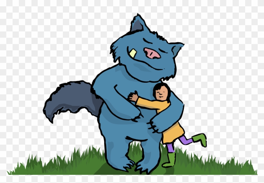 Monster Clipart Hug - Monster Hug #798410