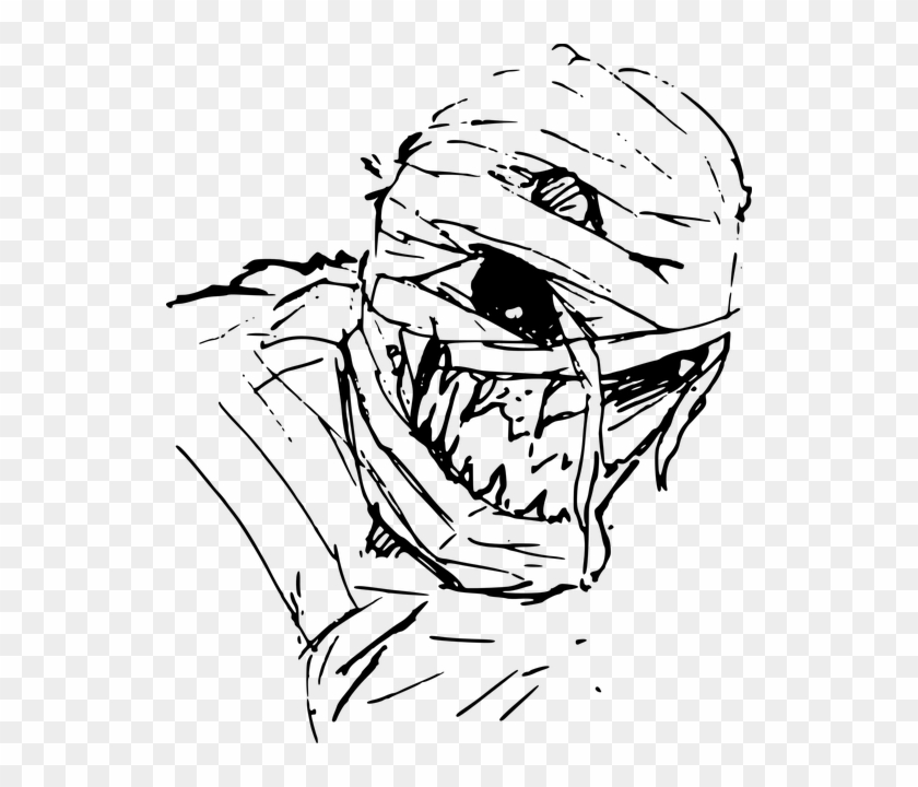 After Months Of This, I Considered Plotting The Book - Mummy Line Art #798520