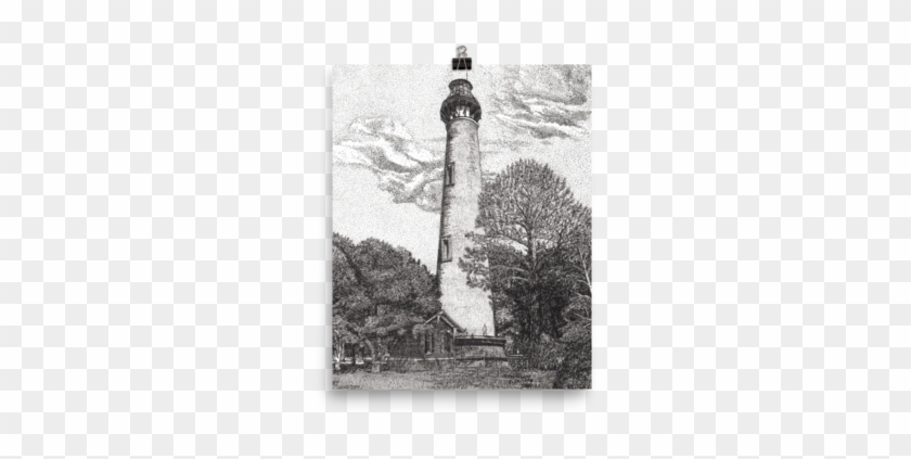 Currituck Beach Lighthouse, Outer Banks, North Carolina - Currituck Beach Lighthouse Drawing #799283