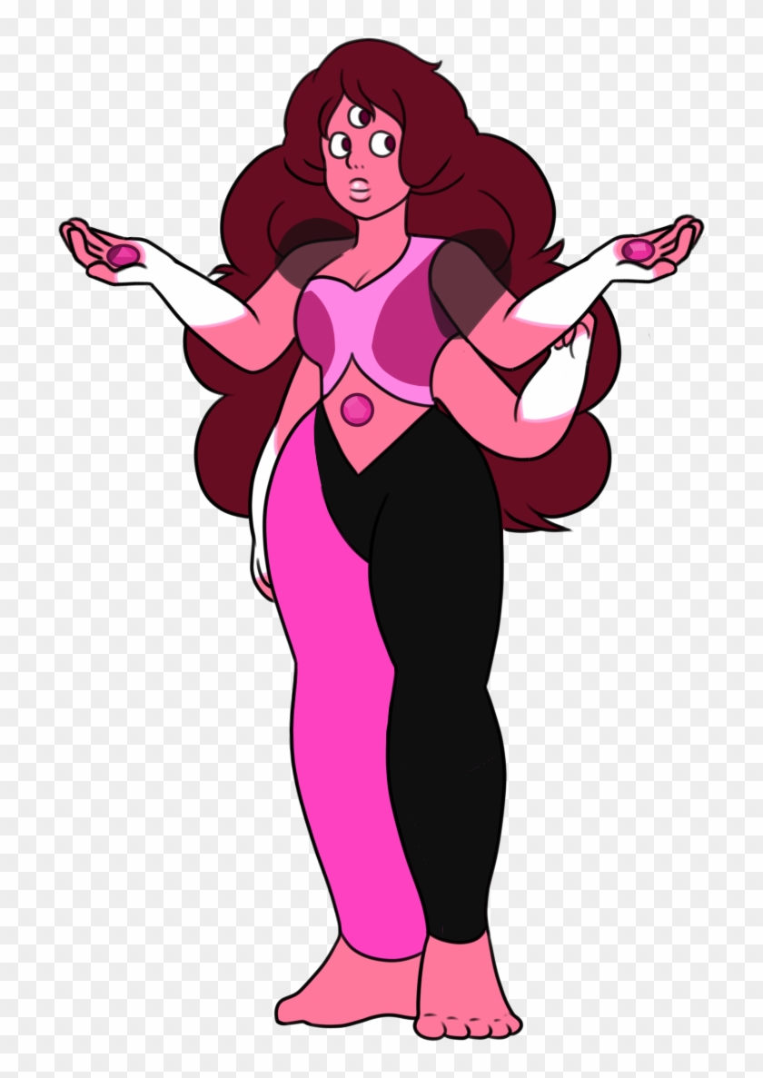 Steven Universe Steven Fuses With Garnet - Rose And Garnet Fusion #799321