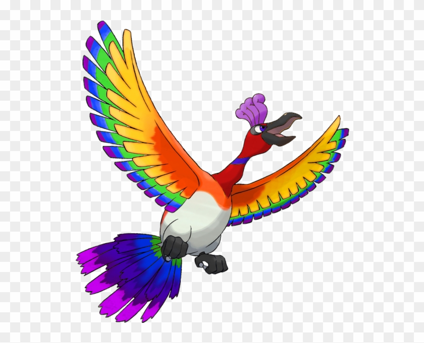 I Recolored Ho-oh To Actually Be A Rainbow Pokemon - Rainbow Ho Oh Pokemon #799607