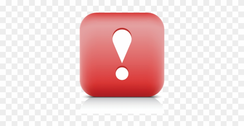 Exclamation Point Web Button Color Internet Icon White - Exclamtion Point Icon Png #799648