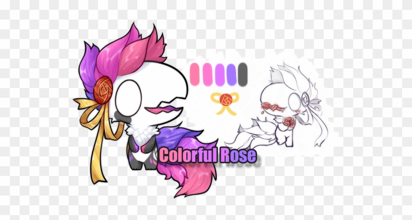 Colorful Rose Virus Auction - Cartoon #799899