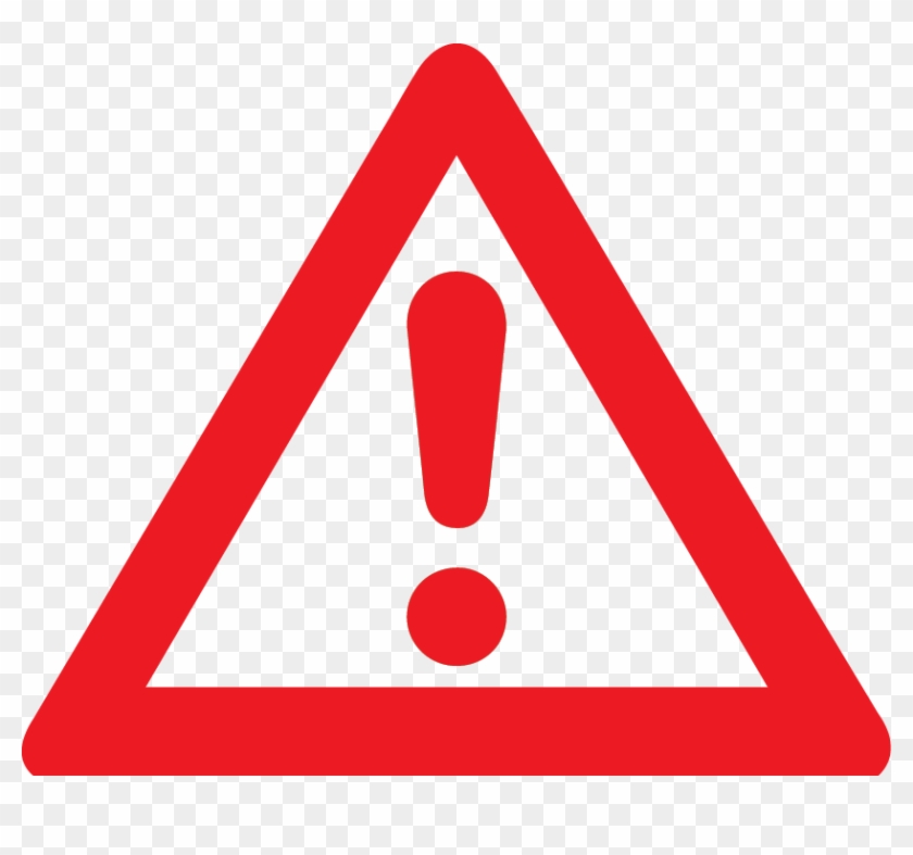 These Are Just A Few Ways To Do So - Red Triangle Exclamation Mark #800121