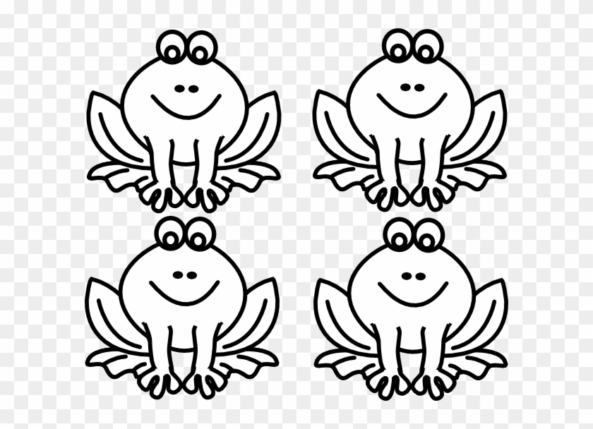 Frog Outline Embroidery Design #800298